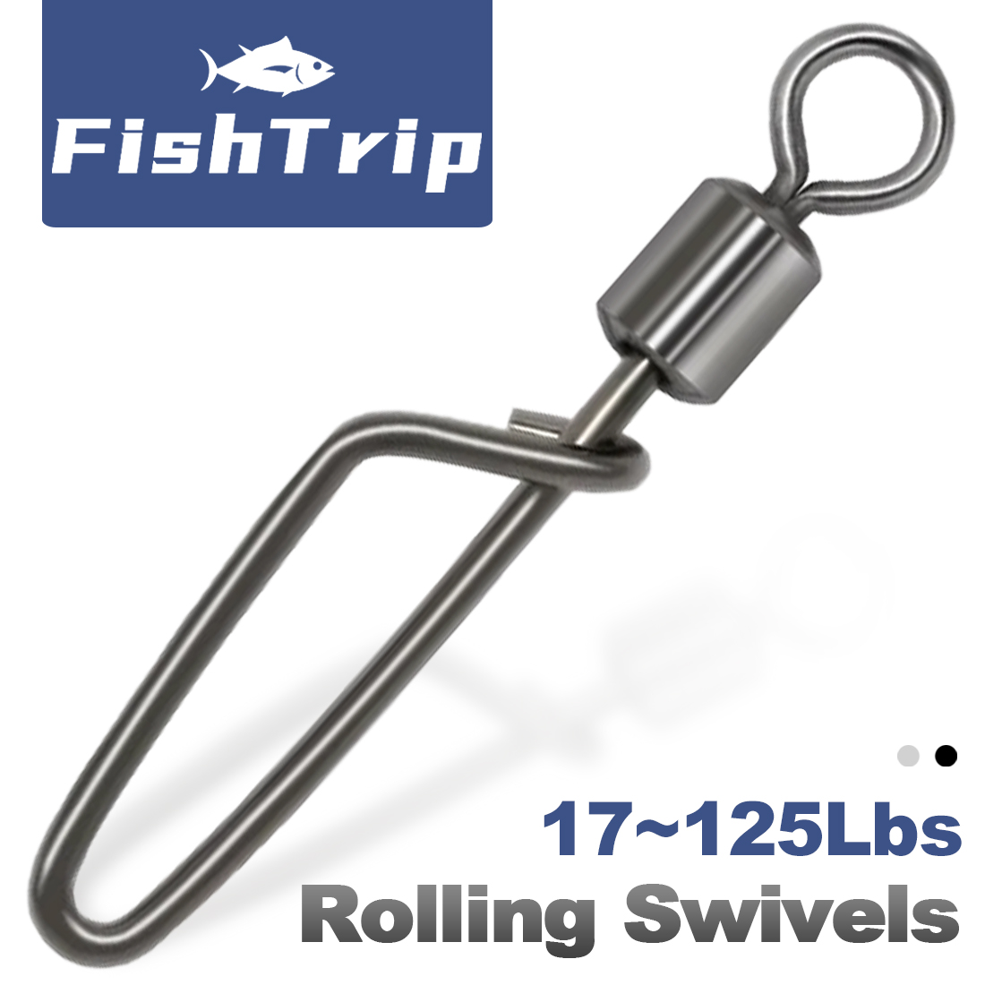 Ice Fishing Tip Up - FishTrip 50 Uds. Clips giratorios giratorios