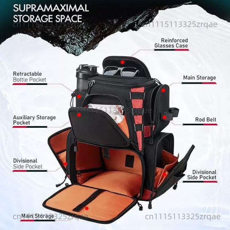 Mochila para Equipo de Pesca c - Fishing Equipment Bag reseña y precio