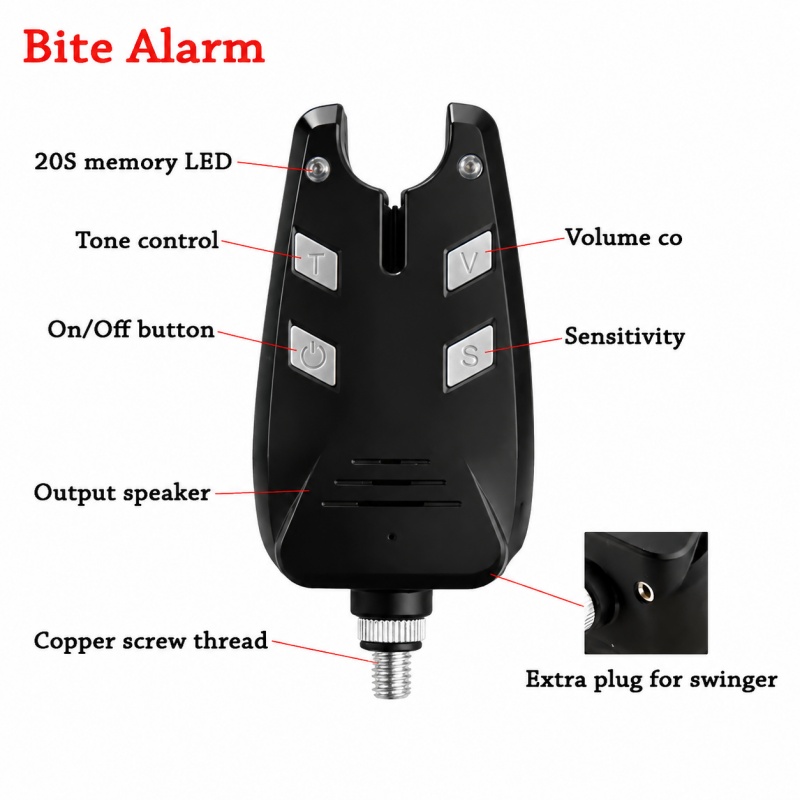 JSFUN, alarma electrónica para - Fishing Equipment Carp reseña y precio